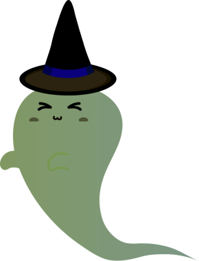 Tatlı hayalet çizgi filmi, cadılar bayramı