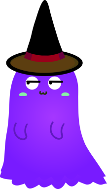 Tatlı hayalet çizgi filmi, cadılar bayramı