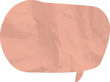 Eski grunge kağıt konuşma balonu, buruşuk element