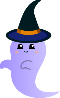 Tatlı hayalet çizgi filmi, cadılar bayramı