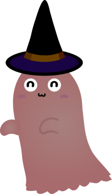 Tatlı hayalet çizgi filmi, cadılar bayramı