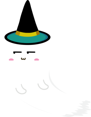 Tatlı hayalet çizgi filmi, cadılar bayramı