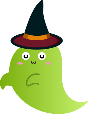 Tatlı hayalet çizgi filmi, cadılar bayramı