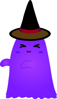 Tatlı hayalet çizgi filmi, cadılar bayramı