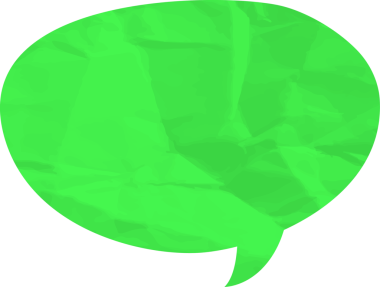 Eski grunge kağıt konuşma balonu, buruşuk element