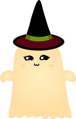 Tatlı hayalet çizgi filmi, cadılar bayramı