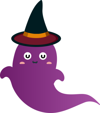 Tatlı hayalet çizgi filmi, cadılar bayramı