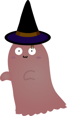 Tatlı hayalet çizgi filmi, cadılar bayramı