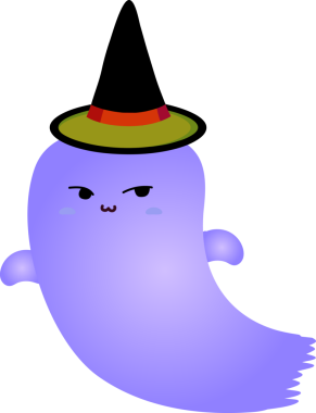 Tatlı hayalet çizgi filmi, cadılar bayramı