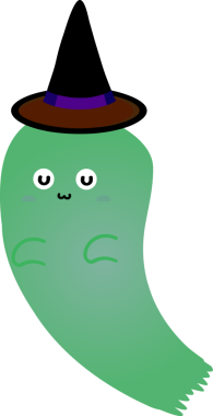 Tatlı hayalet çizgi filmi, cadılar bayramı