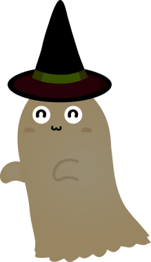 Tatlı hayalet çizgi filmi, cadılar bayramı