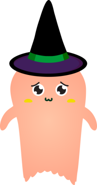 Tatlı hayalet çizgi filmi, cadılar bayramı