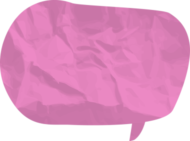 Eski grunge kağıt konuşma balonu, buruşuk element