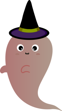 Tatlı hayalet çizgi filmi, cadılar bayramı