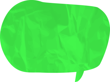 Eski grunge kağıt konuşma balonu, buruşuk element