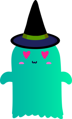 Tatlı hayalet çizgi filmi, cadılar bayramı