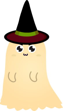 Tatlı hayalet çizgi filmi, cadılar bayramı