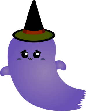 Tatlı hayalet çizgi filmi, cadılar bayramı