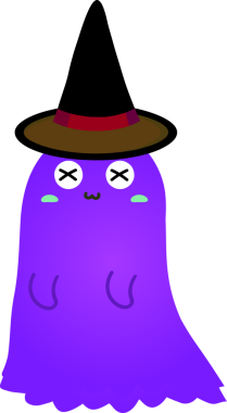 Tatlı hayalet çizgi filmi, cadılar bayramı