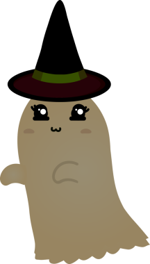 Tatlı hayalet çizgi filmi, cadılar bayramı