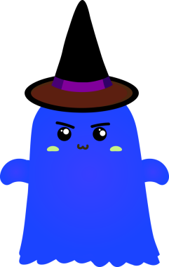 Tatlı hayalet çizgi filmi, cadılar bayramı