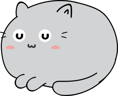 Tatlı kedi çizgi filmi, kedi yavrusu.