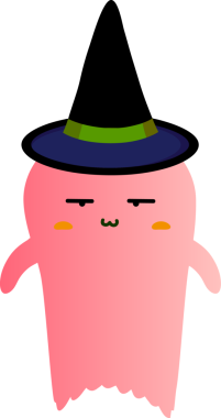 Tatlı hayalet çizgi filmi, cadılar bayramı