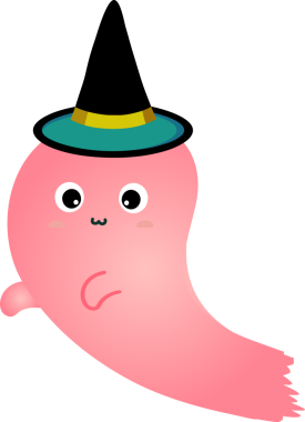 Tatlı hayalet çizgi filmi, cadılar bayramı