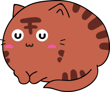 Tatlı kedi çizgi filmi, kedi yavrusu.