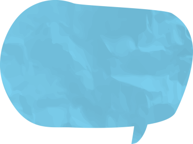 Eski grunge kağıt konuşma balonu, buruşuk element