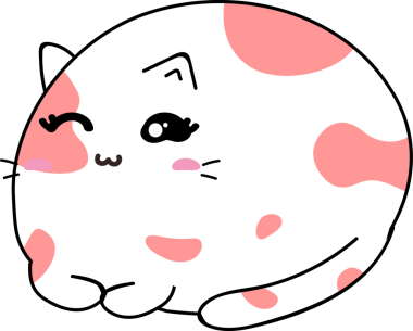 Tatlı kedi çizgi filmi, kedi yavrusu.