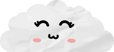 sevimli bulut kağıtları, çizgi film elementleri