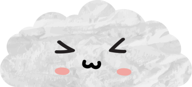 sevimli bulut kağıtları, çizgi film elementleri