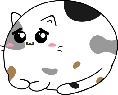 Tatlı kedi çizgi filmi, kedi yavrusu.