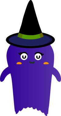 Tatlı hayalet çizgi filmi, cadılar bayramı