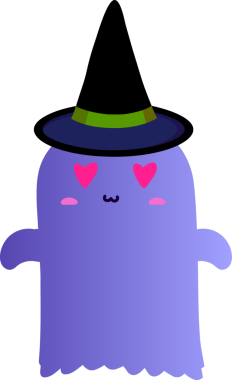 Tatlı hayalet çizgi filmi, cadılar bayramı