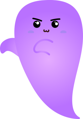 Tatlı hayalet çizgi filmi, cadılar bayramı