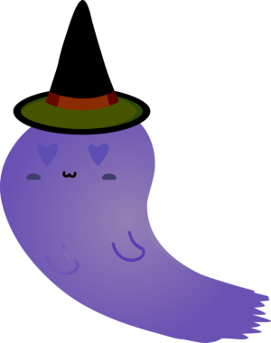 Mor arka planda izole edilmiş şirin çizgi film karakteri çizimi. Basit çocuklar parti geçmişi