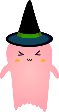 Tatlı hayalet çizgi filmi, cadılar bayramı