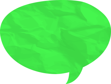 Eski grunge kağıt konuşma balonu, buruşuk element