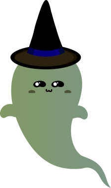 Tatlı hayalet çizgi filmi, cadılar bayramı