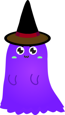 Tatlı hayalet çizgi filmi, cadılar bayramı