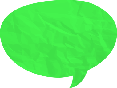 Eski grunge kağıt konuşma balonu, buruşuk element