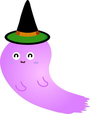 Tatlı hayalet çizgi filmi, cadılar bayramı