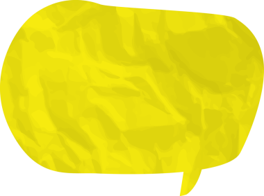 Eski grunge kağıt konuşma balonu, buruşuk element