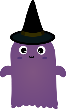 Tatlı hayalet çizgi filmi, cadılar bayramı