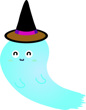 Tatlı hayalet çizgi filmi, cadılar bayramı