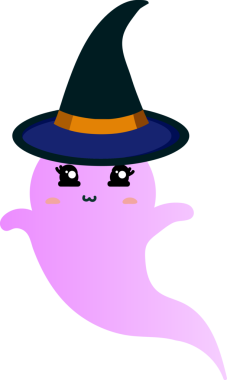 Tatlı hayalet çizgi filmi, cadılar bayramı