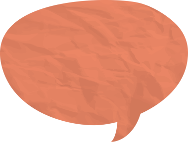 Eski grunge kağıt konuşma balonu, buruşuk element