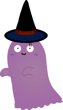 Tatlı hayalet çizgi filmi, cadılar bayramı